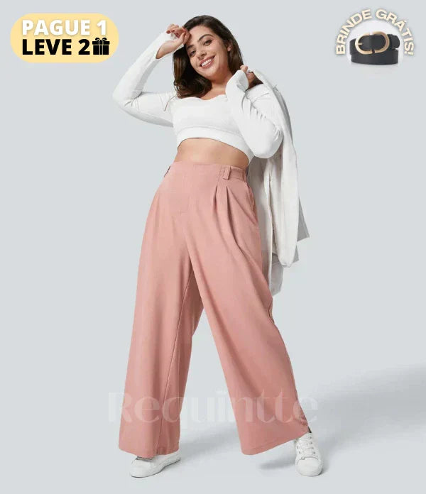 Calça Pantalona Waffle® Requintte [Compre 1 Leve 2] Brinde Exclusivo!