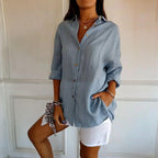 Kit 3 Camisas Ibiza em Linho de Algodão – Design Semi Plissado
