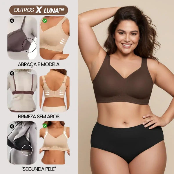 Luna Comfort™ - Sutiã Efeito Invisível e Zero Marcas [COMPRE 1 LEVE 3] - Oferta Válida Apenas Hoje